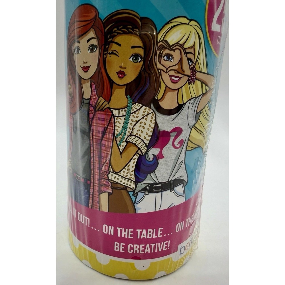 Barbie Coloring Roll with 5 Crayons Bendon 25 FT Poster 2017 Mattel NEW Sealed